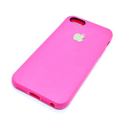 Capa para iPhone 5 e 5S de TPU - Símbolo Apple | Rosa