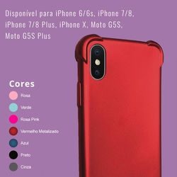 Capa para iPhone 6 e 6S de TPU Anti Shock - Colorida