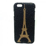 Capa para iPhone 6 e 6S de TPU com Strass - Torre Eiffel