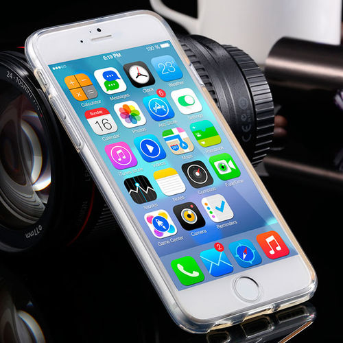 Capa para iPhone 6 Plus e 6S Plus de TPU - Transparente