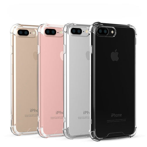 Capa para iPhone 7 Plus e 8 Plus de TPU Anti Shock - Transparente