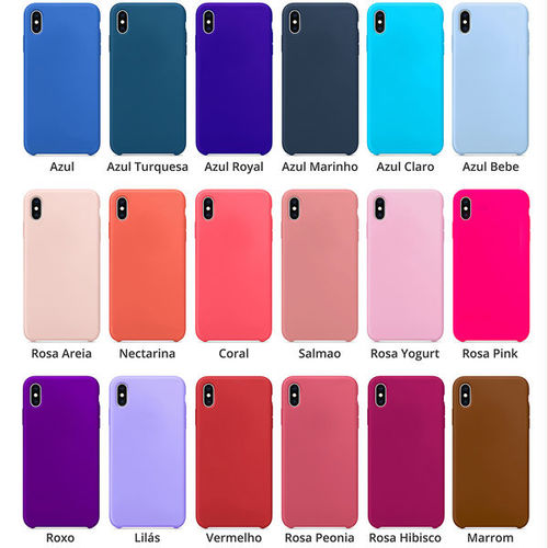 Capa para iPhone 8 Plus e 7 Plus de Silicone - Sem Logo