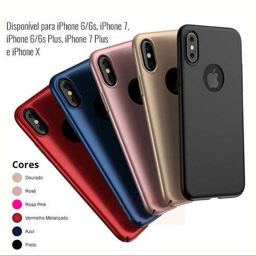 Imagem de Capa para iPhone X e XS de Plstico Ultra Fina