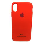 Capa para iPhone X e XS de Silicone - Smbolo Apple