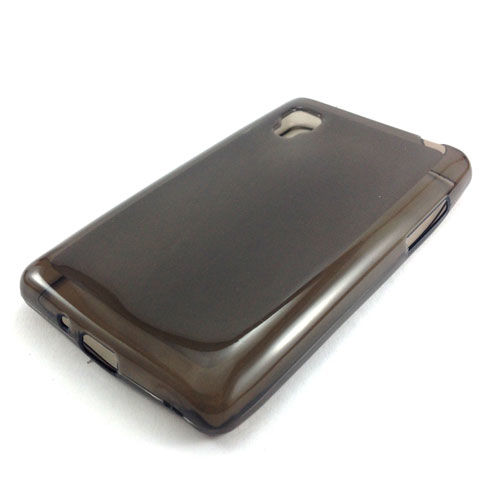 Imagem de Capa para LG Optimus L4 II Dual E445 de TPU - Preto Transparente