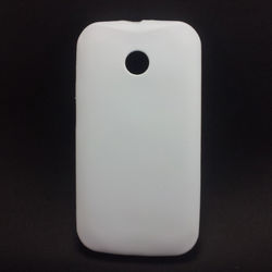 Capa para Moto E de TPU - Branco