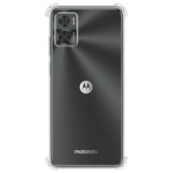 Capa para Moto E22 de TPU Anti Shock - Transparente