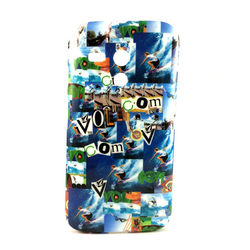 Capa para Moto G de TPU - Surf Volcom Colorida