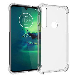 Capa para Moto G8 Power Lite de TPU Anti Shock - Transparente