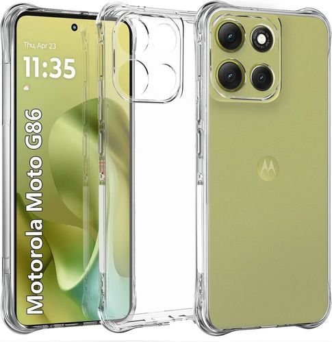 Imagem de Capa para Moto G86 de TPU Anti Shock - Transparente