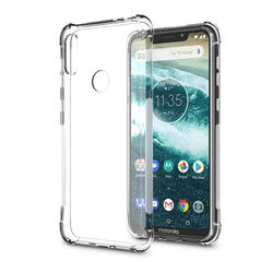 Capa para Moto One de TPU Anti Shock - Transparente