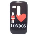 Capa para Motorola Moto G de TPU - I Love London