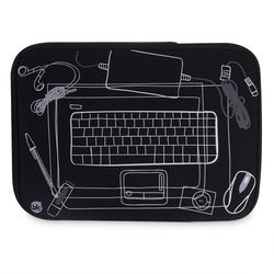 Capa para Netbook de Neopreme - Raio-X Preto