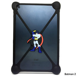 Capa para Tablet até 7,9" de Silicone - Heróis | Diversas Estampas