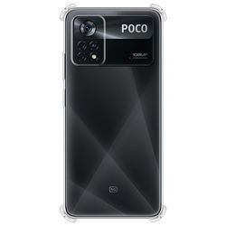 Capa para Xiaomi Poco X4 Pro de TPU Anti Shock - Transparente