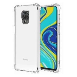 Capa para Xiaomi Redmi Note 9S e 9 Pro de TPU Anti Shock - Transparente