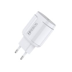 Carregador Turbo USB - Hrebos| Branco