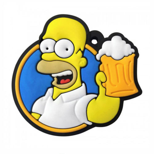 Imagem de Chaveiro Emborrachado - Homer Simpson