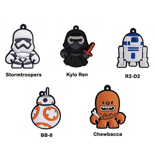 Imagem de Chaveiro Emborrachado - Star Wars | Personagens