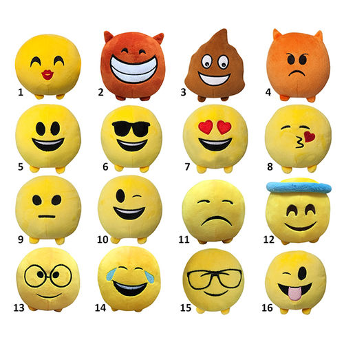 Imagem de Emoji Pelcia 11 cm Colecionveis - Multikids