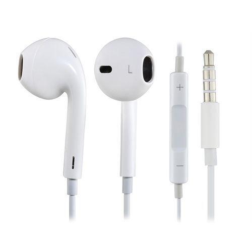 Imagem de Fone de ouvido com microfone e controle de volume para Apple - Branco