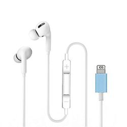 Fone de Ouvido Intra-Auricular com Entrada Lightning - Branco- EJ-IP12-Z