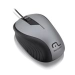Mouse com fio Emborrachado USB - Multilaser