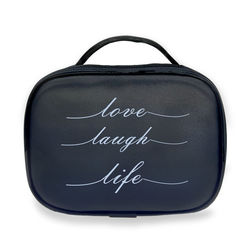 Necessaire Personalizada - Love, Laugh, Life