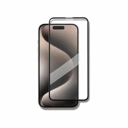 Película para iPhone 15 Plus de vidro com borda preta