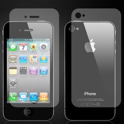 Película para iPhone 4 e 4S Frente e Verso - Transparente