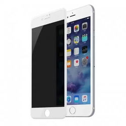 Película para iPhone 6, 7 e 8 de vidro com borda branca