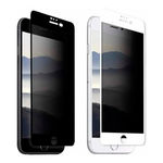 Pelcula para iPhone 6, 7 e 8 de vidro com borda preta privacidade