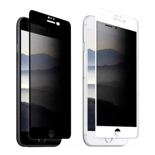 Imagem de Pelcula para iPhone 6, 7 e 8 de vidro com borda preta privacidade