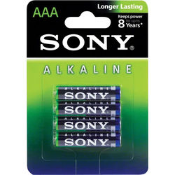 Pilha Alcalina AAA 1,5V SONY | Conjunto Com 4 Unidades