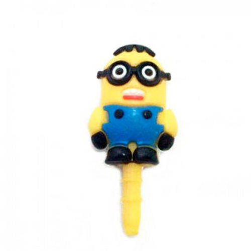 Imagem de Plug Pingente para Proteo Contra Poeira 3,5mm - Minion Phil