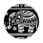 Pop Socket - Elefante Mosaico | Preto