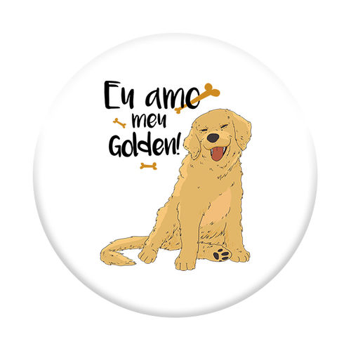 Imagem de Pop Socket - Eu amo meu golden/labrador