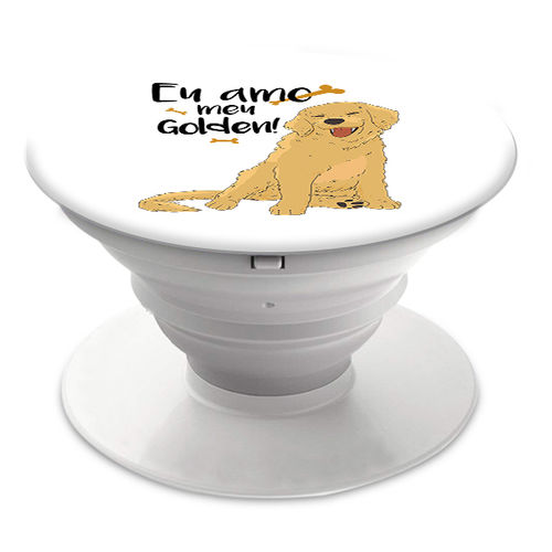 Pop Socket - Eu amo meu golden/labrador