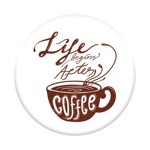 Imagem de Pop Socket - Life Begins After Coffee