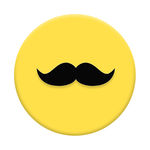 Pop Socket - Mustache | Amarelo
