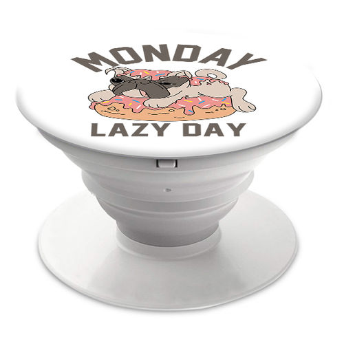 Pop Socket - Pug | Monday Lazy Day