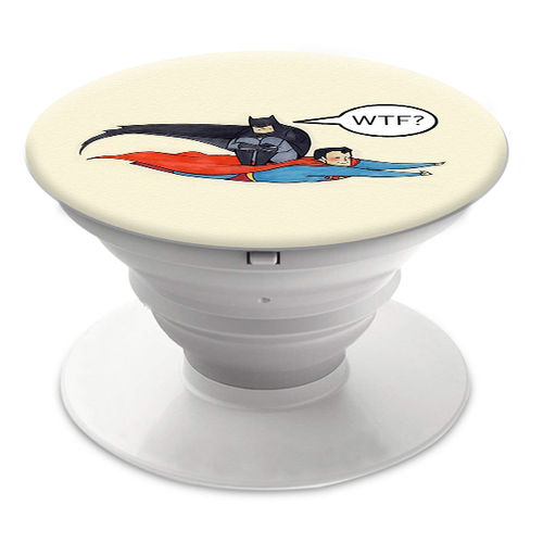 Pop Socket - Super Man e Batman WTF