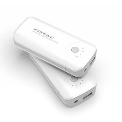 Power Bank Bateria Extra Portátil 5000mAh - Pineng | Branca