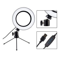 Ring Light de Mesa LED 6"