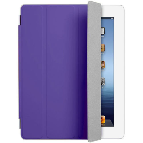 Smart Cover de Poliuretano para iPad Air 1 e Air 2 - Roxa