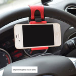 Suporte Veicular de Volante para Smartphone - Preto